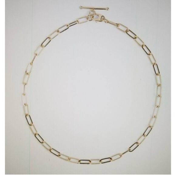 Loren Stewart Double Wrap Toggle Chain Link Bracelet Choker Gold Plated NEW - Picture 4 of 11